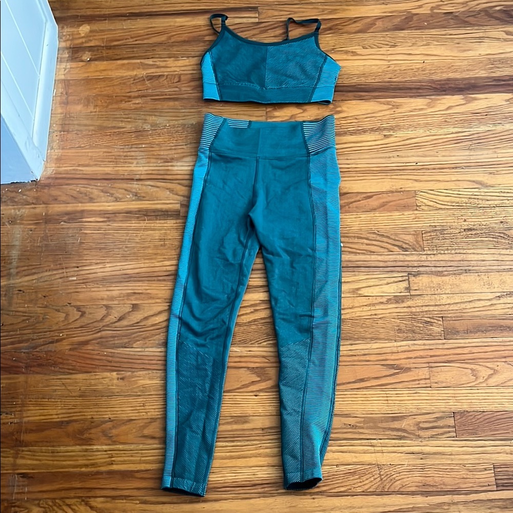 Aerie Teal Leggings and Top Set